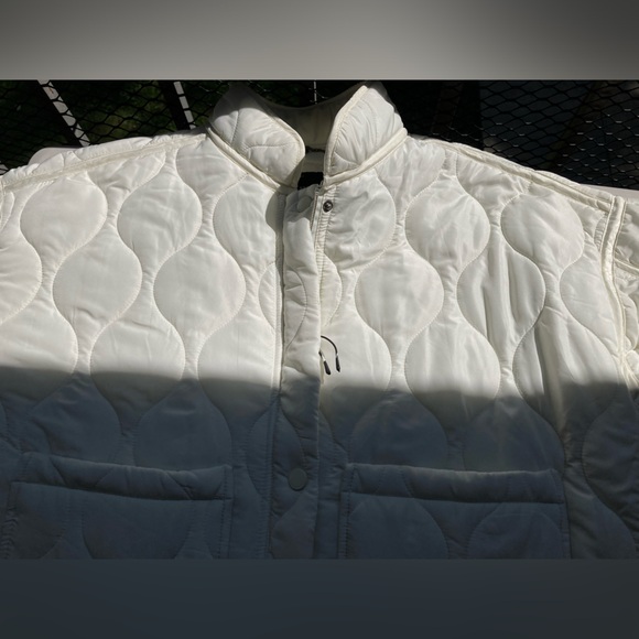 Lucky Brand White Quilted Puffer Jacket Water Resistant Jacket - Picture 6 of 17